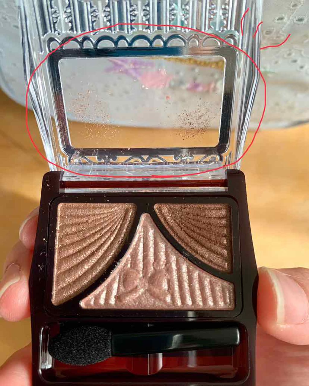 ジューシーピュアアイズ/キャンメイク/アイシャドウパレットを使ったクチコミ(3枚目)