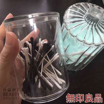 アクリルポット・フタ付き/無印良品/その他を使ったクチコミ(1枚目)