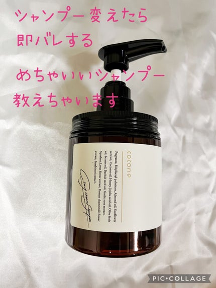 クレイクリームシャンプー(モイスト)/cocone/市販シャンプーを使ったクチコミ(1枚目)