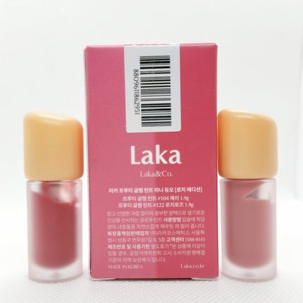 フルーティーグラムティント ミニデュオ/Laka/リップティントを使ったクチコミ(3枚目)