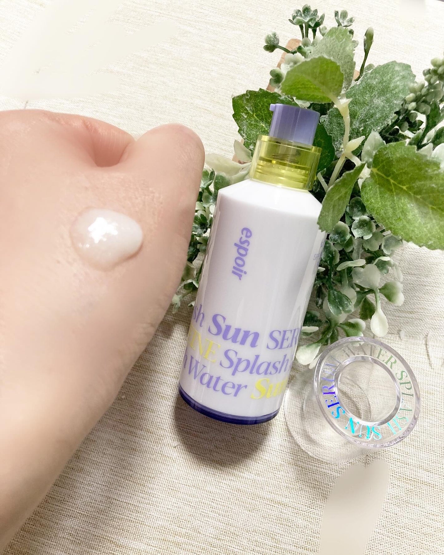 エスポア ウォータースプラッシュサンセラム/espoir/日焼け止めクリームを使ったクチコミ(3枚目)