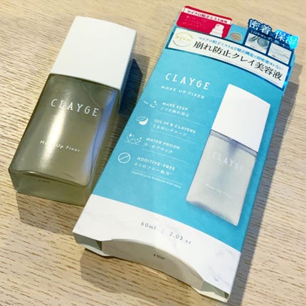 メイクアップフィクサー/CLAYGE/フィックスミストを使ったクチコミ(1枚目)