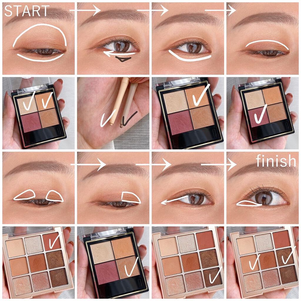 リアルクローズシャドウ/excel/アイシャドウパレットを使ったクチコミ（2枚目）