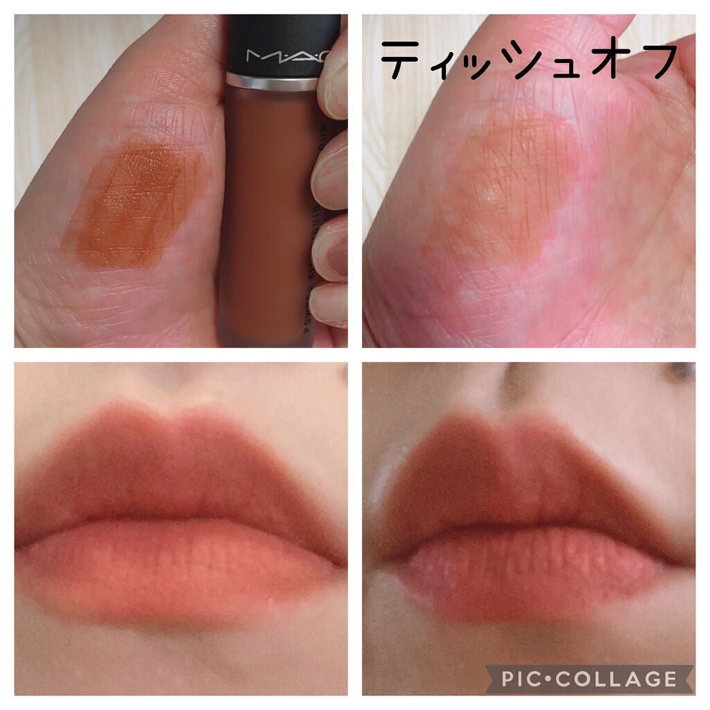 パウダー キス リキッド リップカラー/M・A・C/口紅を使ったクチコミ(2枚目)