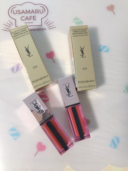 ルージュ ピュールクチュール ヴェルニ ウォーターグロウ/YVES SAINT LAURENT BEAUTE/口紅を使ったクチコミ(1枚目)
