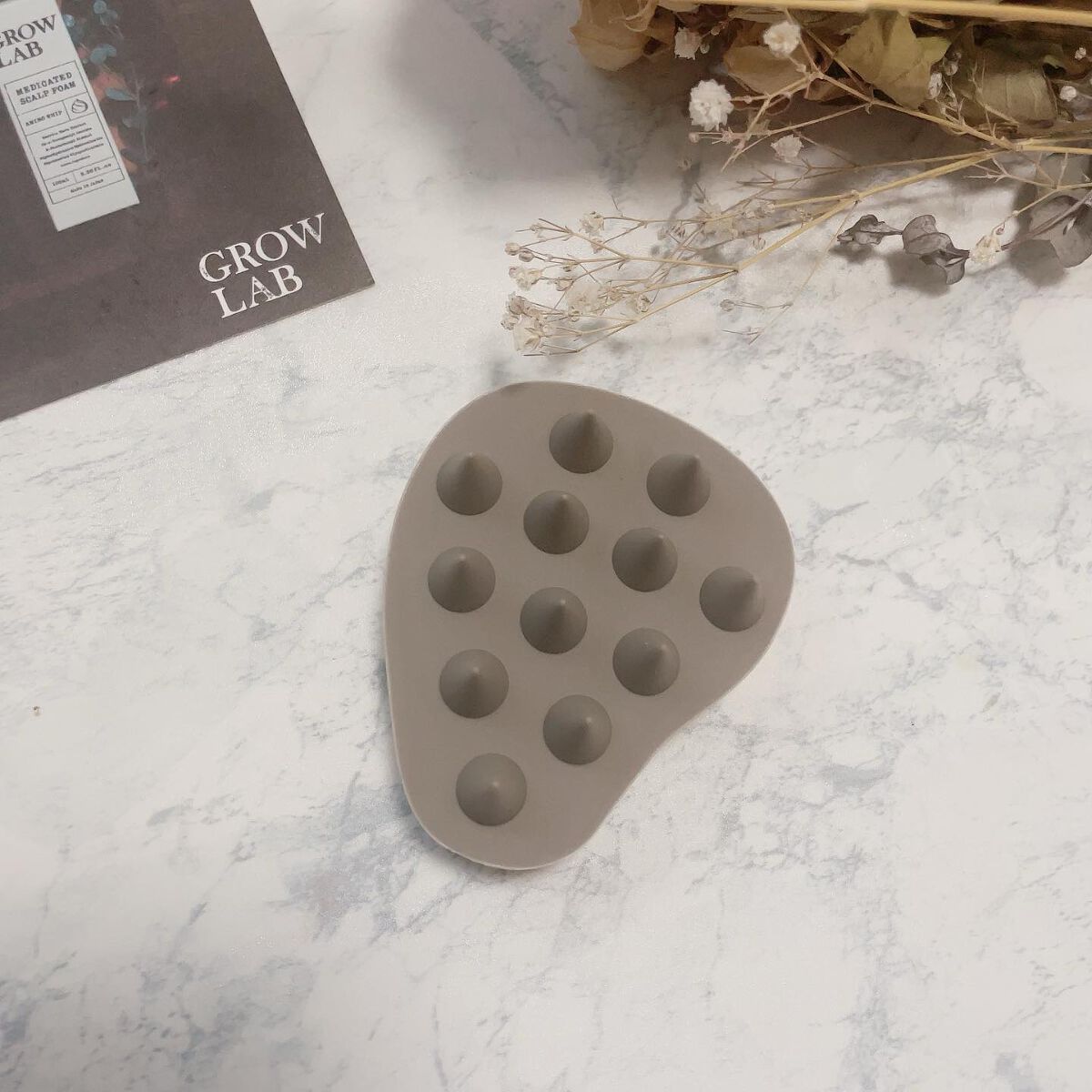 スカルプブラシ/GROW LAB/スカルプブラシを使ったクチコミ（2枚目）