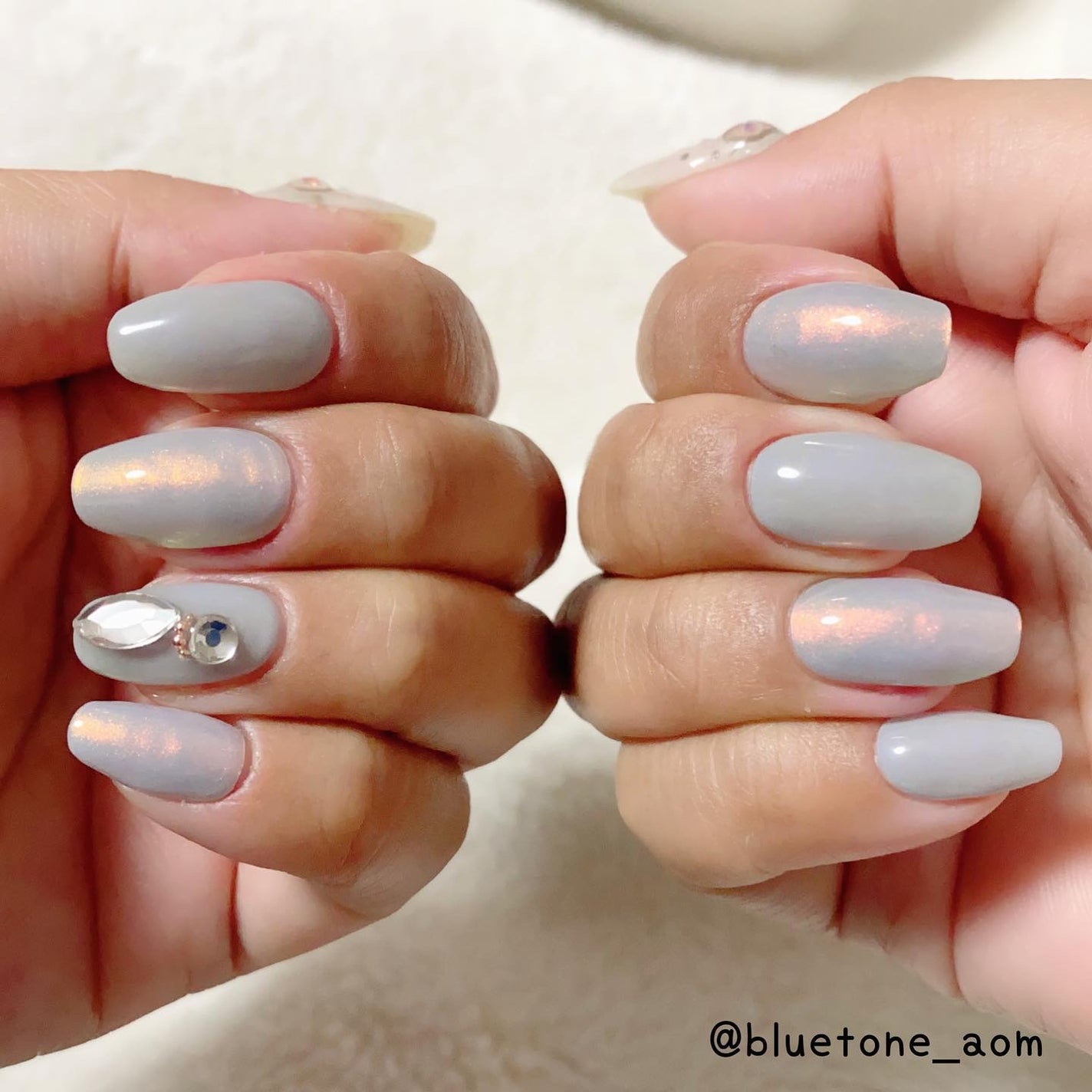 セミキュアジェルネイル(ハンド)/ohora/ネイルシールを使ったクチコミ(3枚目)