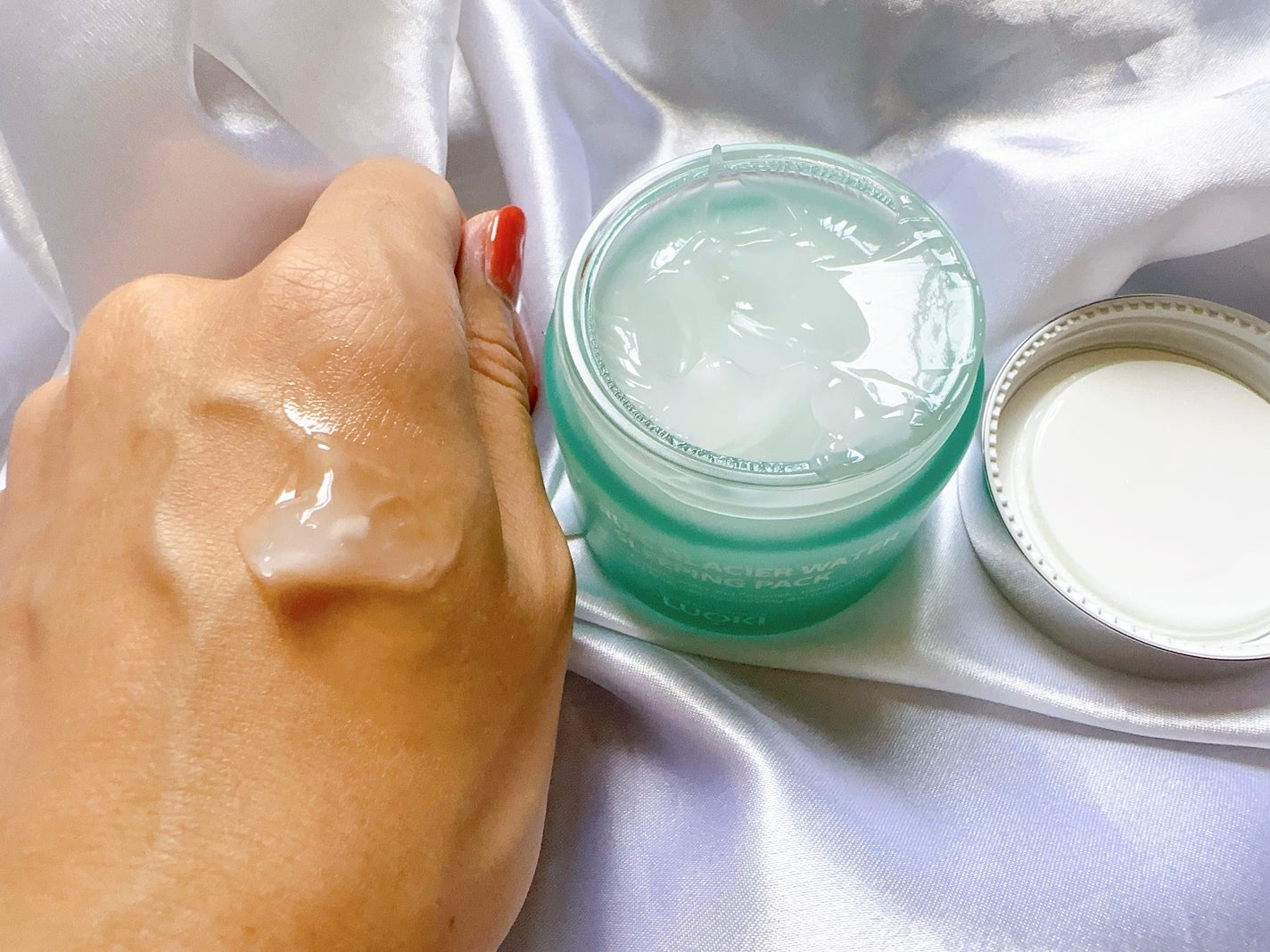 ノルディック氷河水スリーピングパック/LUOKI/フェイスクリームを使ったクチコミ(2枚目)