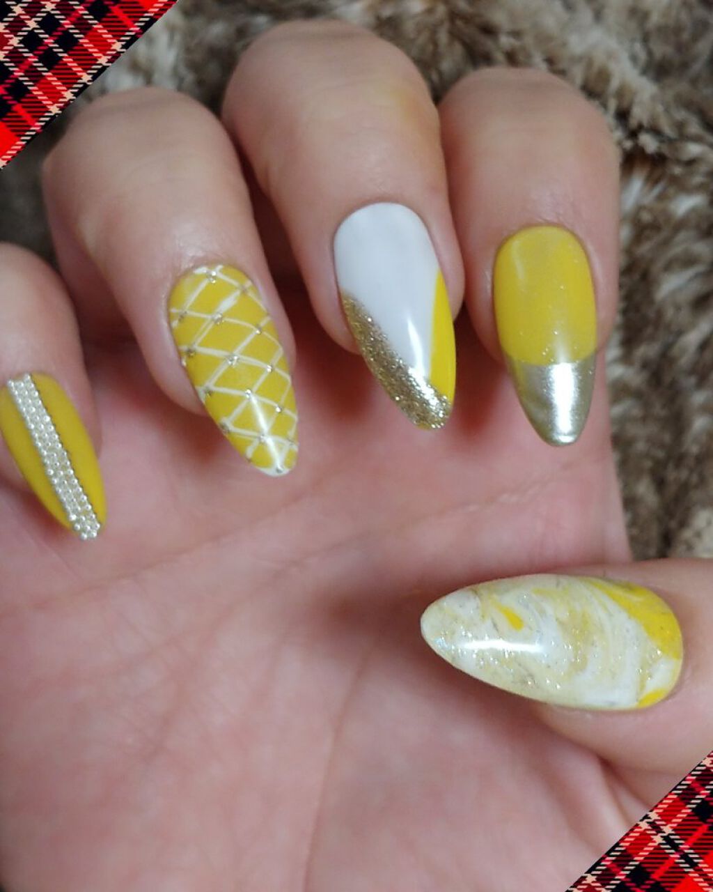 ジェルネイル（ライト対応）/セリア/ジェルネイルを使ったクチコミ（1枚目）