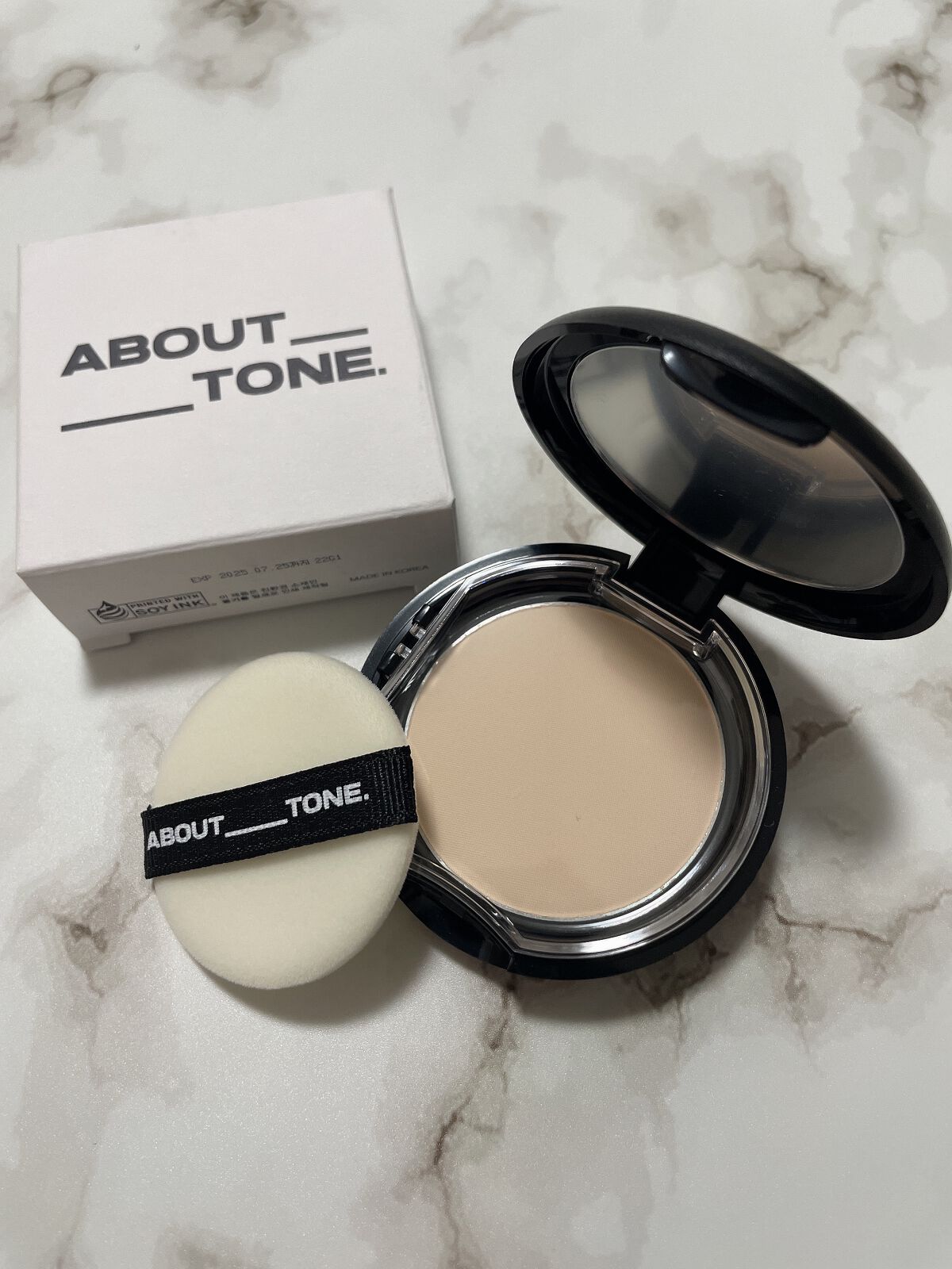 ブラーパウダーパクト 01 フェア/ABOUT TONE/プレストパウダーを使ったクチコミ（1枚目）