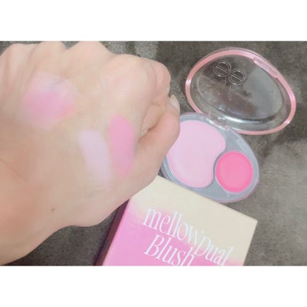 デュアルチークメロウ/fwee/ジェル・クリームチークを使ったクチコミ(1枚目)