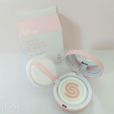 WHITE CREAMY CUSHION(ウユファンデ)/G9SKIN/化粧下地を使ったクチコミ（2枚目）