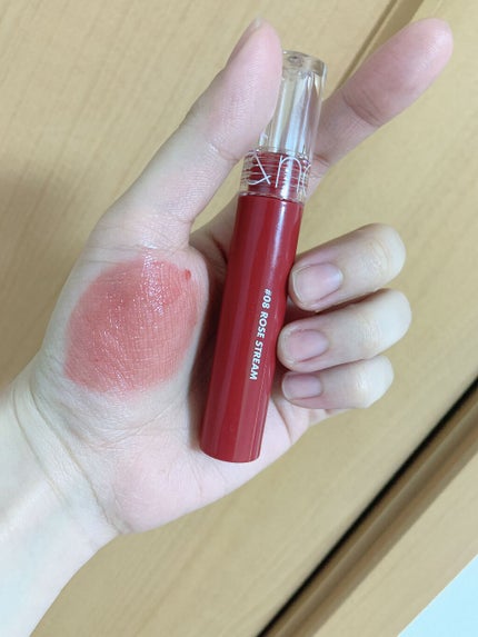 グラスティングウォーターティント/rom&nd/リップティントを使ったクチコミ(3枚目)