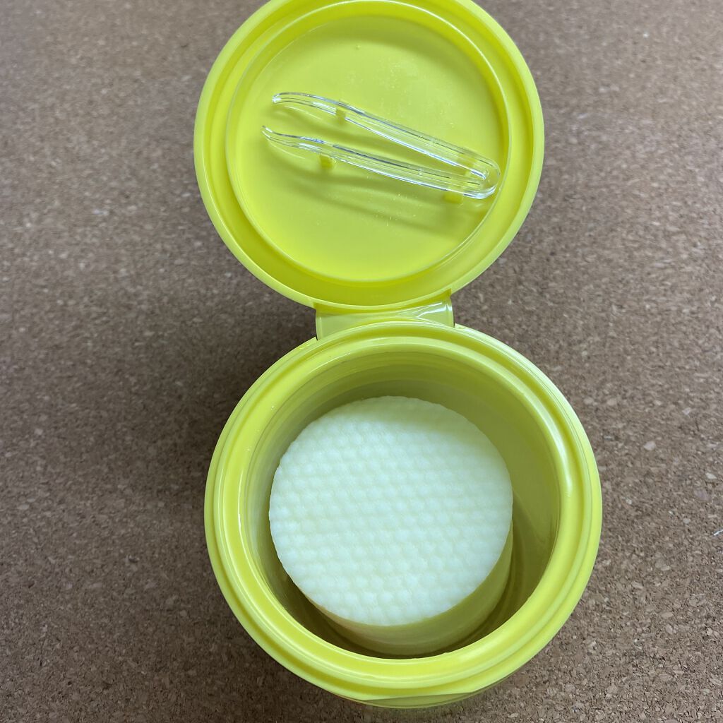 グリーンタンジェリン ビタCダークスポットケアパッド/goodal/トナーパッドを使ったクチコミ（2枚目）