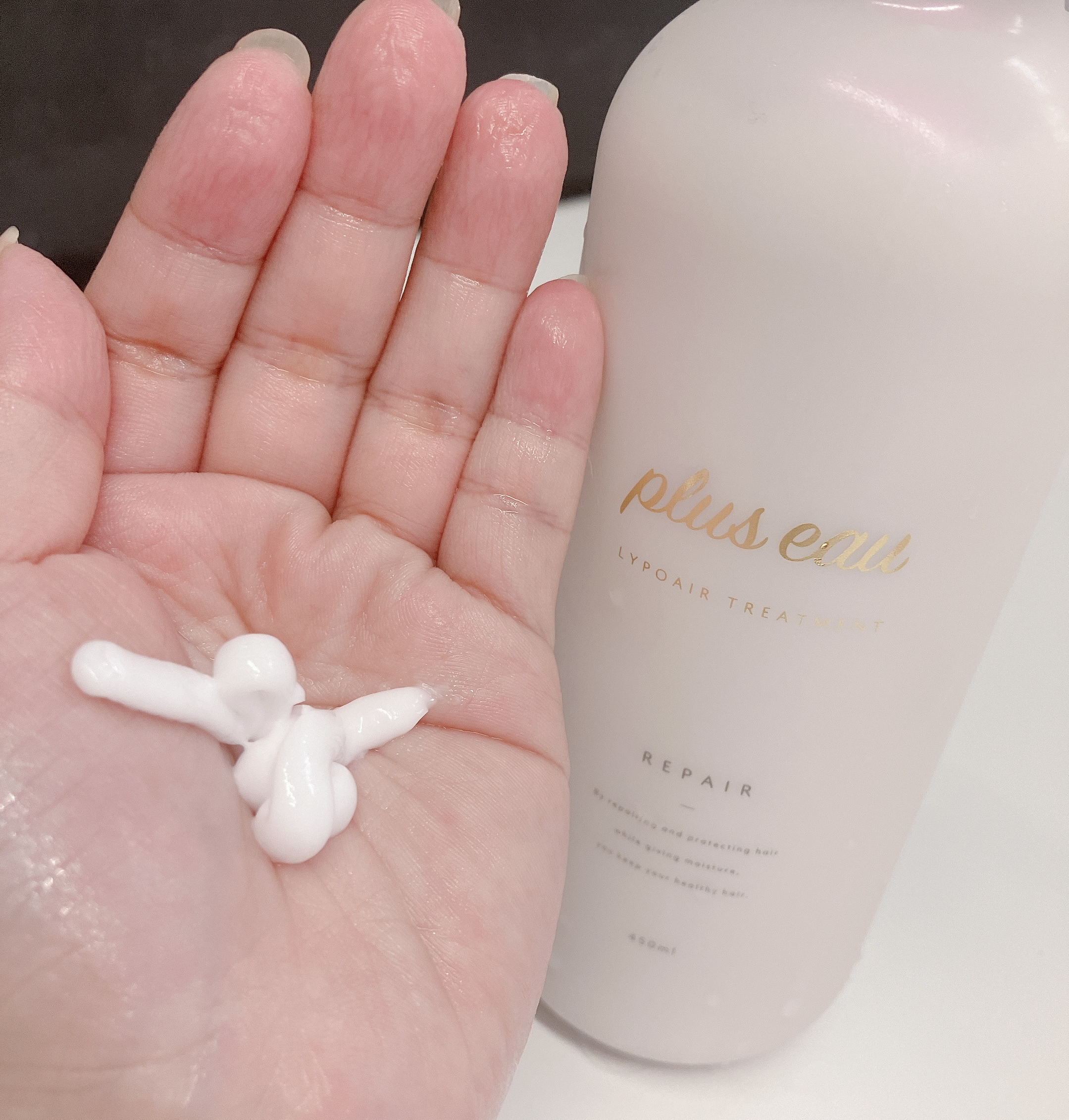 リポアシャンプー/リポアトリートメント/plus eau/市販シャンプーを使ったクチコミ（3枚目）