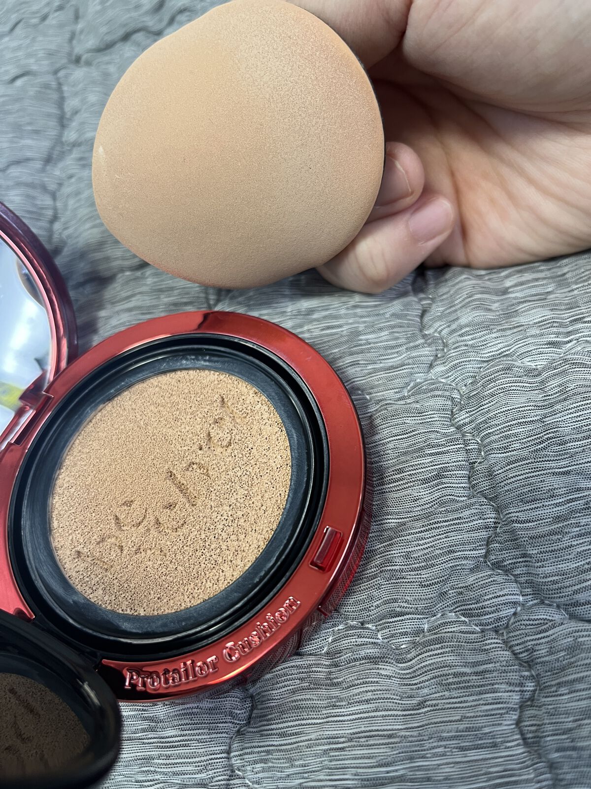 プロテーラービーベルベットカバークッション/espoir/クッションファンデーションを使ったクチコミ（3枚目）