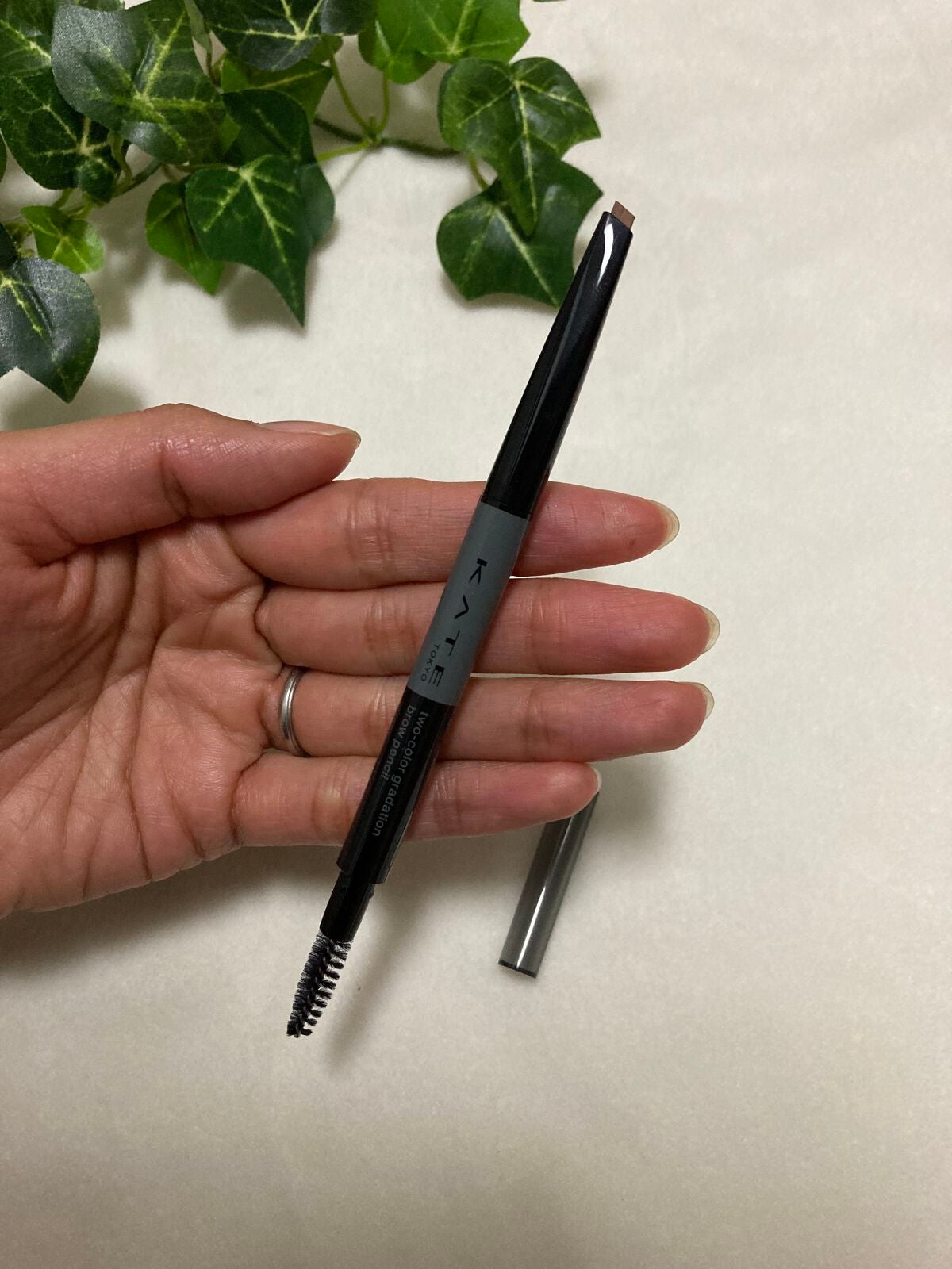 2カラーグラデーションブロウペンシル/KATE/アイブロウペンシルを使ったクチコミ(3枚目)