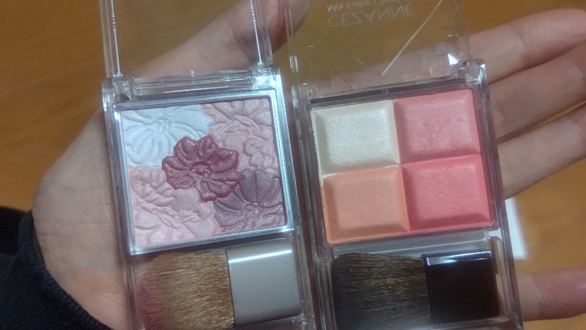 ミックスカラーチークN/CEZANNE/パウダーチークを使ったクチコミ(2枚目)