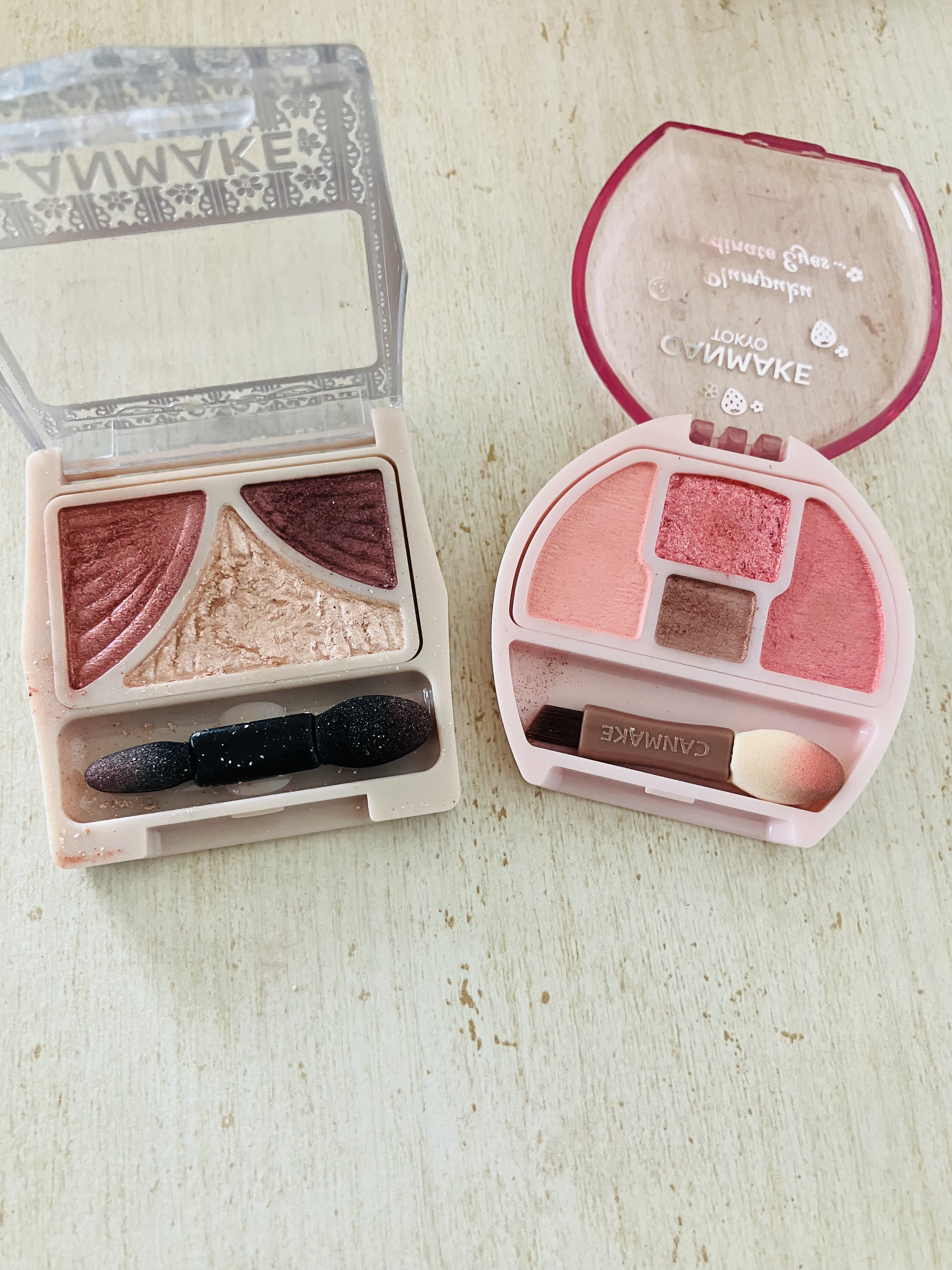 ジューシーピュアアイズ/キャンメイク/アイシャドウパレットを使ったクチコミ（2枚目）