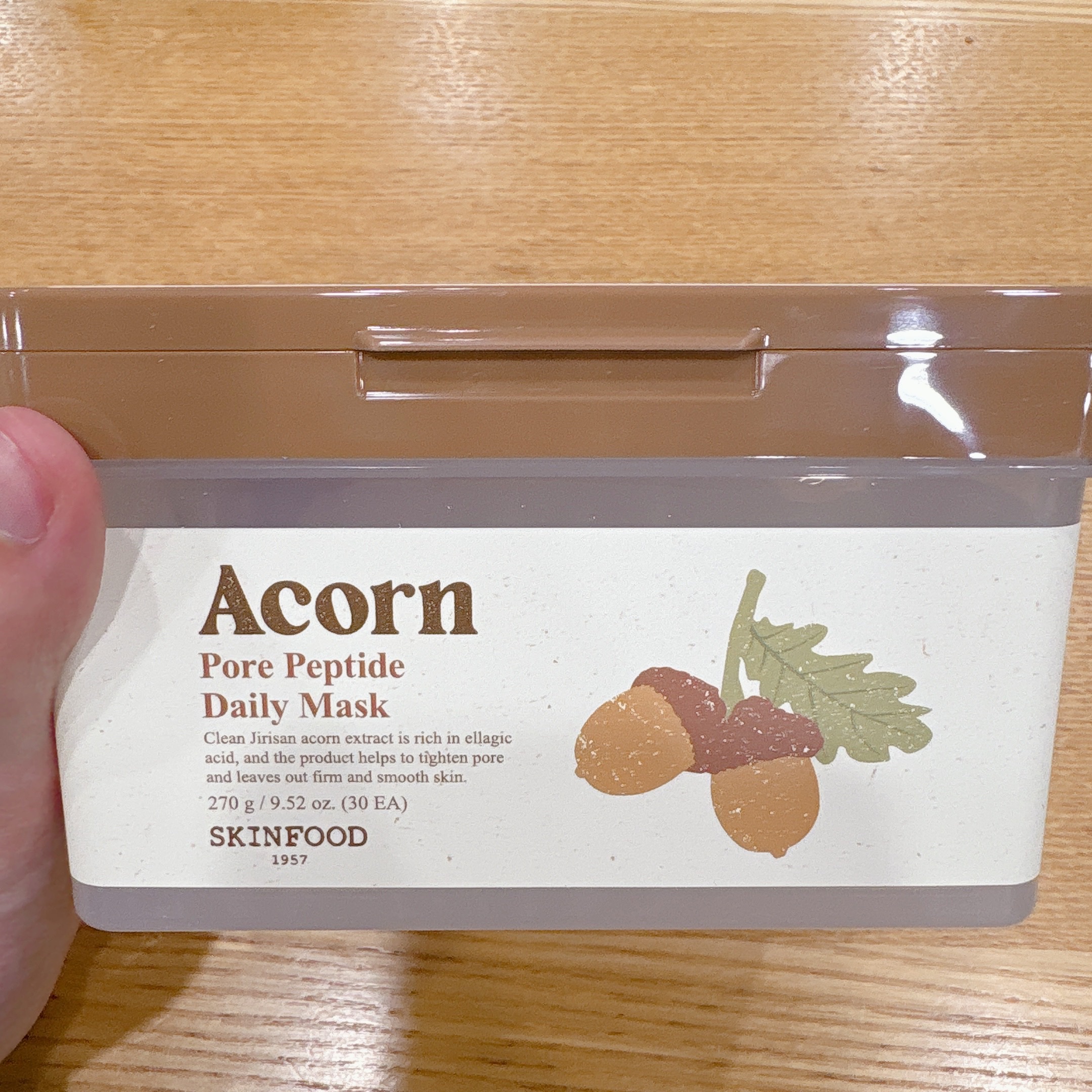 どんぐりポアペプチド デイリーマスク/SKINFOOD/シートマスク・パックを使ったクチコミ（3枚目）