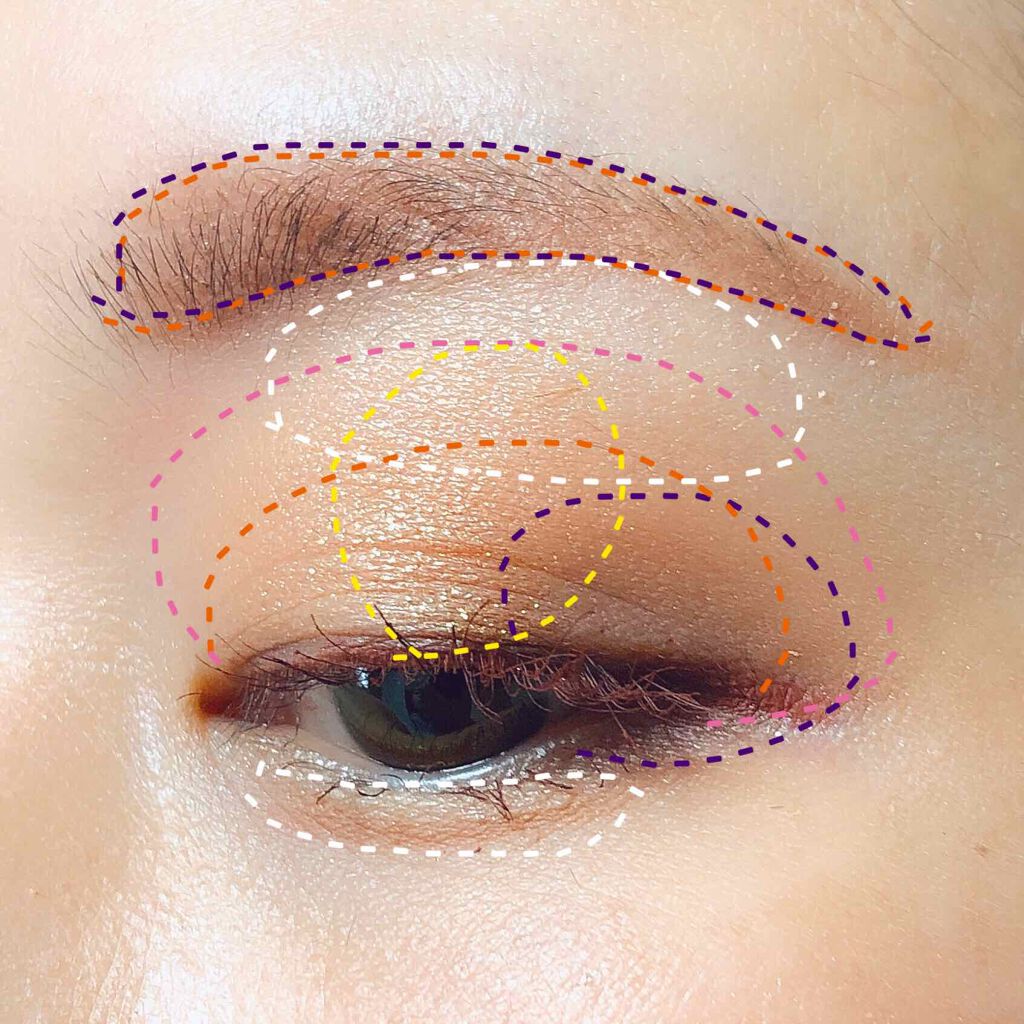 トーンアップアイシャドウ/CEZANNE/アイシャドウパレットを使ったクチコミ（3枚目）