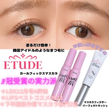 マスカラフィクサー パーフェクトラッシュ/ETUDE/マスカラ下地・トップコートを使ったクチコミ（1枚目）