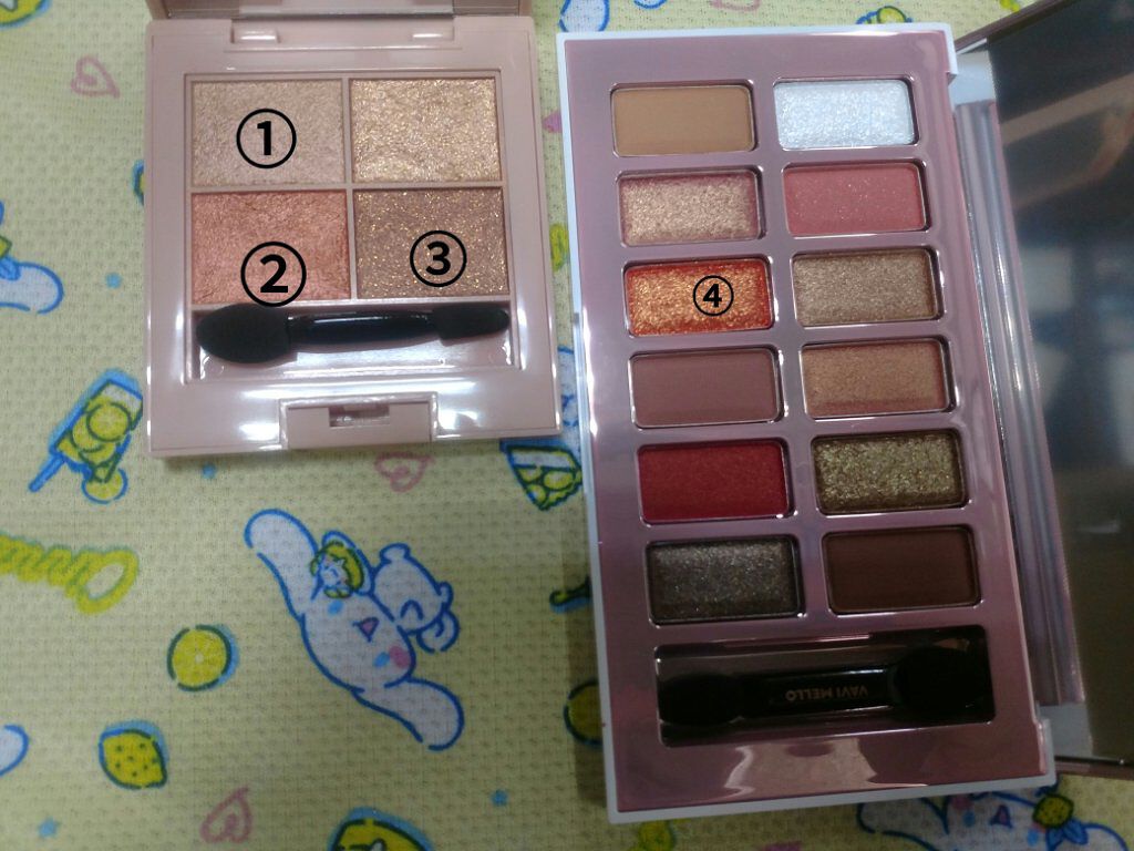 バレンタインボックス/VAVI MELLO/アイシャドウパレットを使ったクチコミ(2枚目)