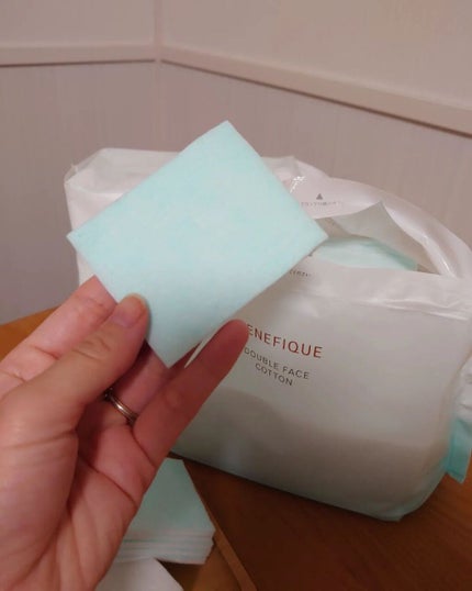 ダブルフェイスコットン N/BENEFIQUE/コットンを使ったクチコミ(2枚目)