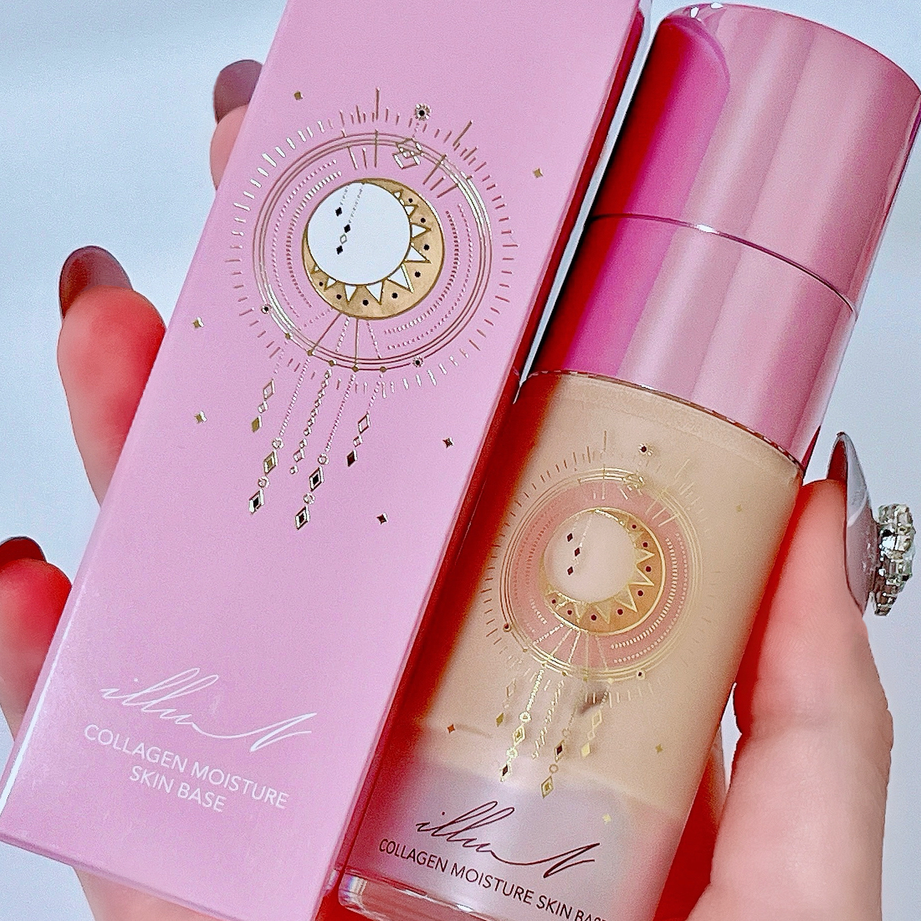 コラーゲンモイスチャースキンベース/illuN/化粧下地を使ったクチコミ（3枚目）