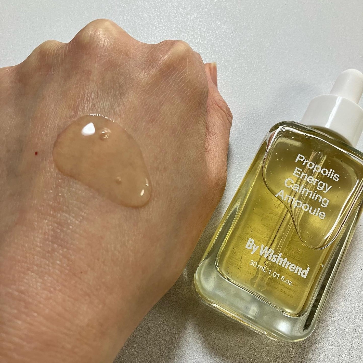 プロポリスエナジーカーミングアンプル/By Wishtrend/美容液を使ったクチコミ(3枚目)