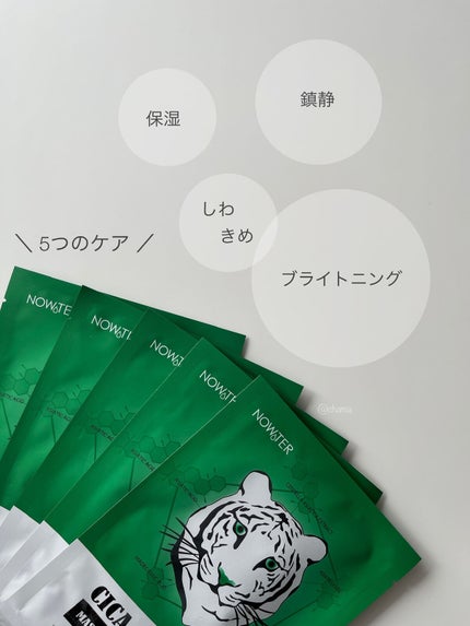 シカアルブチンマスク/NOWATER/シートマスク・パックを使ったクチコミ(2枚目)