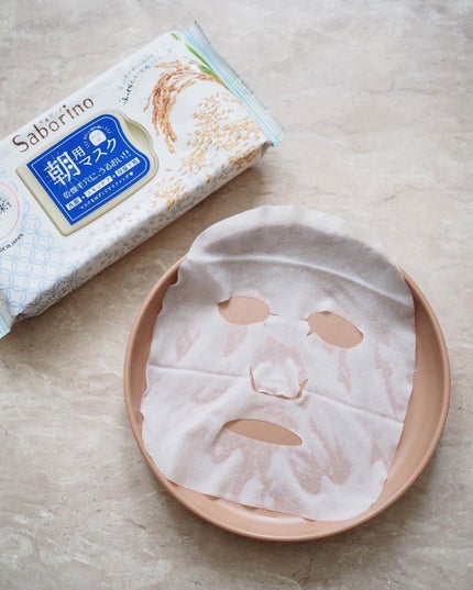 目ざまシート ふっくら和素材のもっちりタイプ/サボリーノ/シートマスク・パックを使ったクチコミ(5枚目)