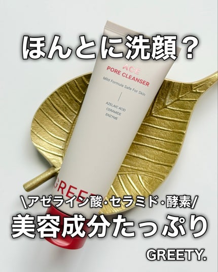 ACE pore cleanser /GREETY/洗顔フォームを使ったクチコミ(1枚目)