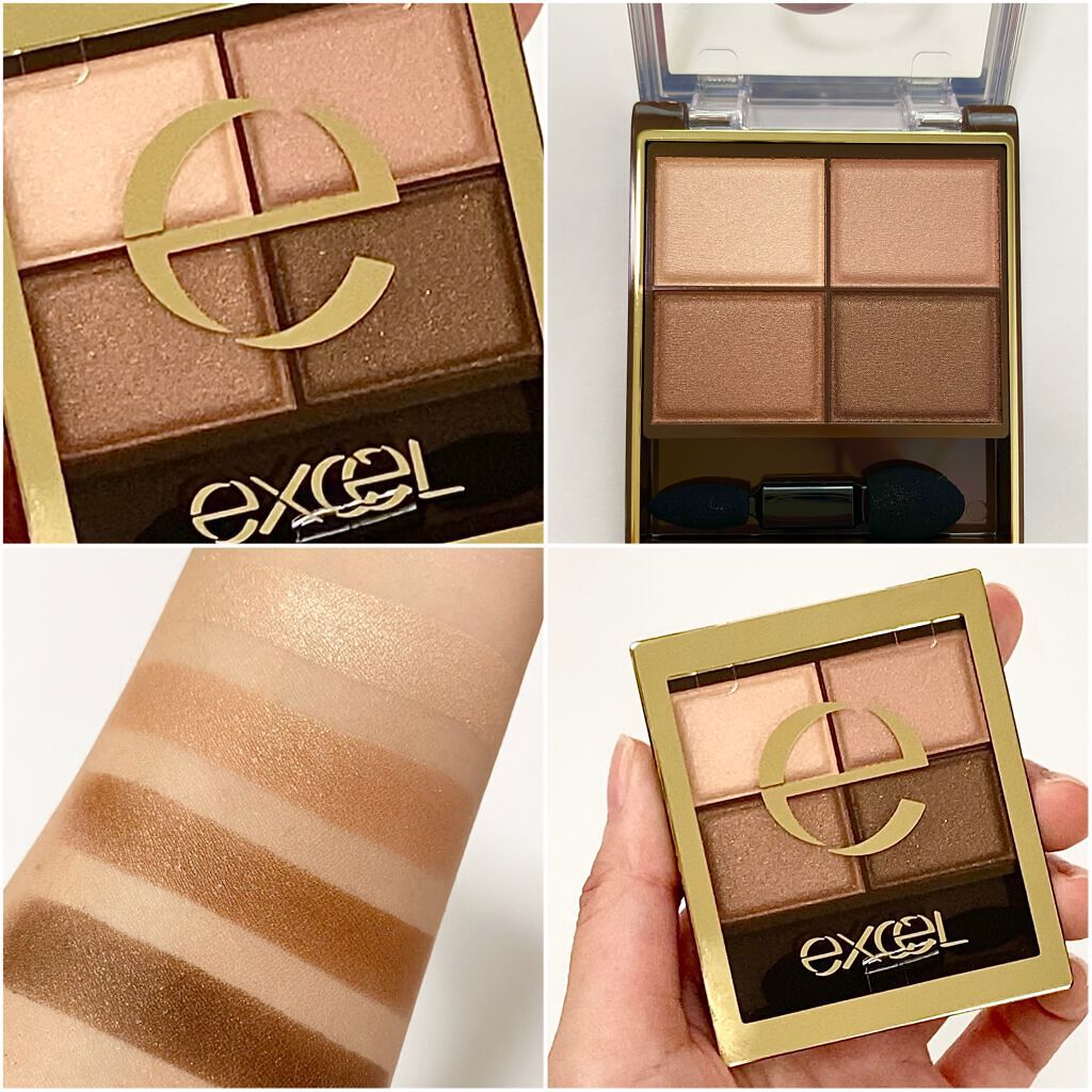 スキニーリッチシャドウ/excel/アイシャドウパレットを使ったクチコミ(5枚目)