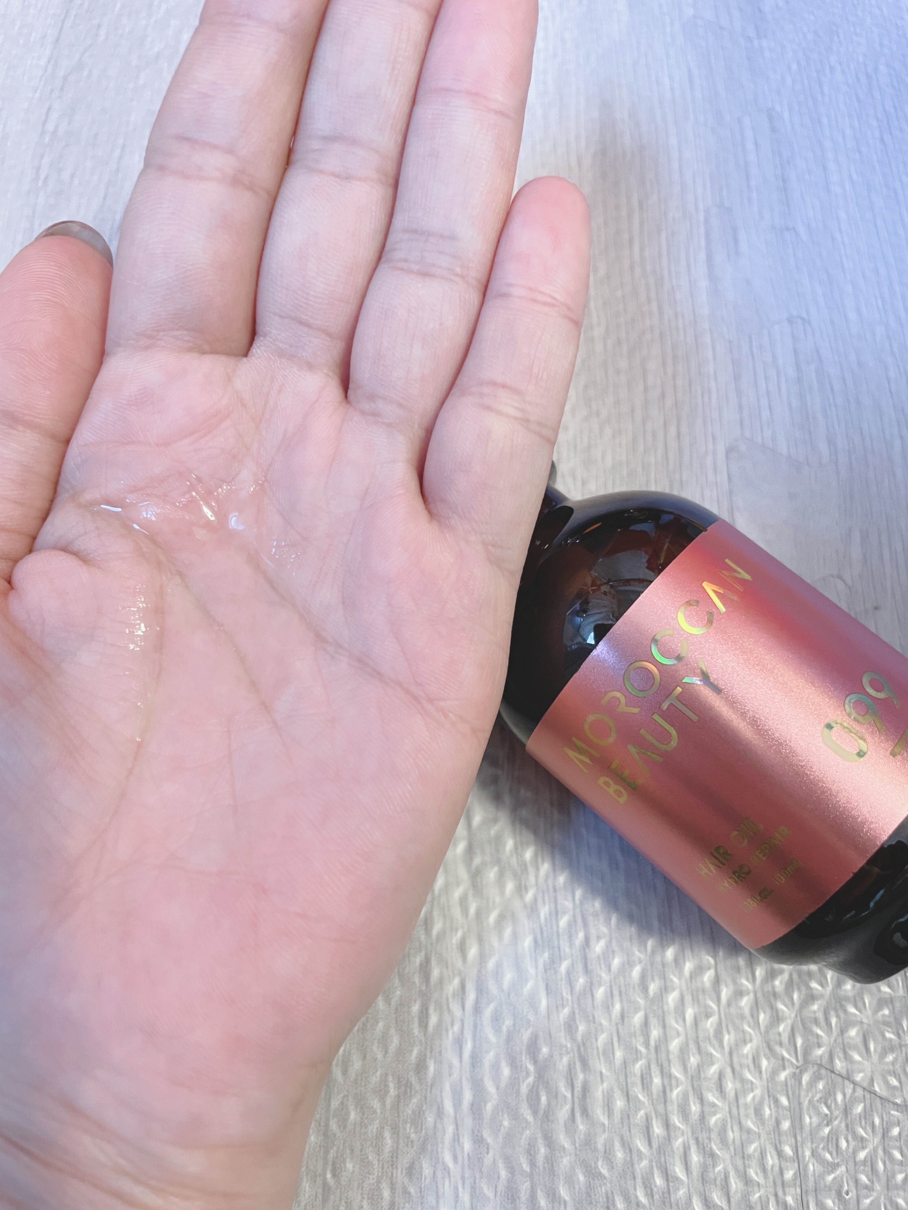 モロッカンビューティ ハイドロリペア ヘアオイル/モロッカンビューティ/ヘアオイルを使ったクチコミ（1枚目）