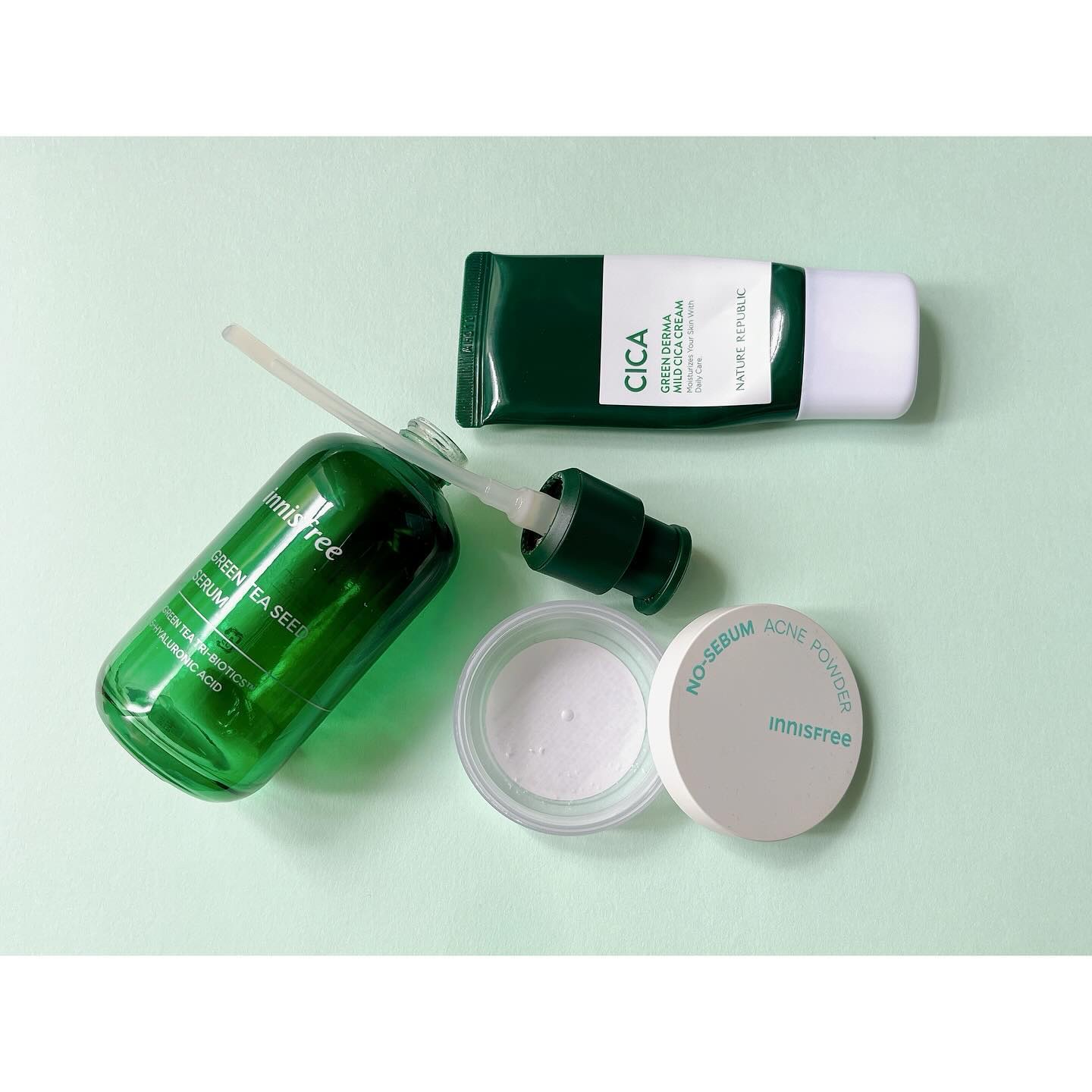 グリーン ダーマ マイルド クリーム/ネイチャーリパブリック/フェイスクリームを使ったクチコミ（3枚目）