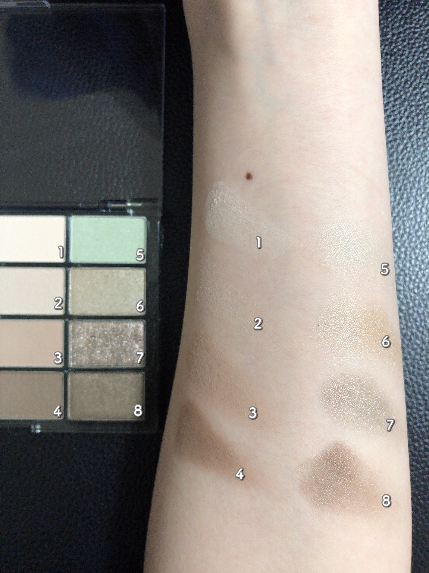 ソフトブラーリングアイパレット/wakemake/アイシャドウパレットを使ったクチコミ(5枚目)