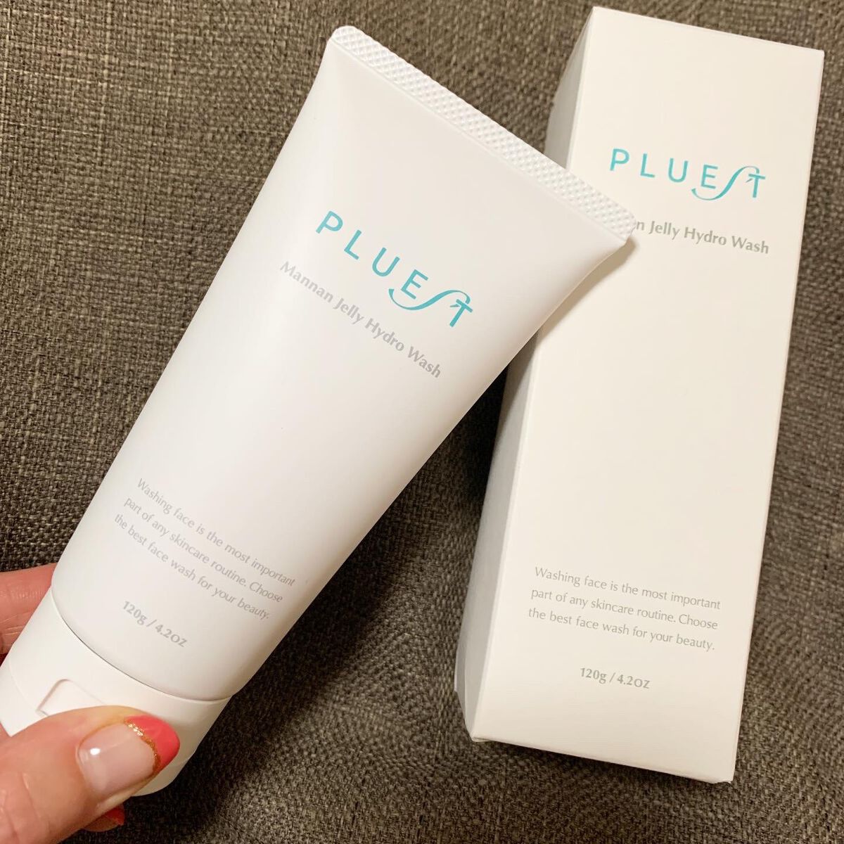 マンナンジェリーハイドロウォッシュ/PLUEST/洗顔料を使ったクチコミ(4枚目)