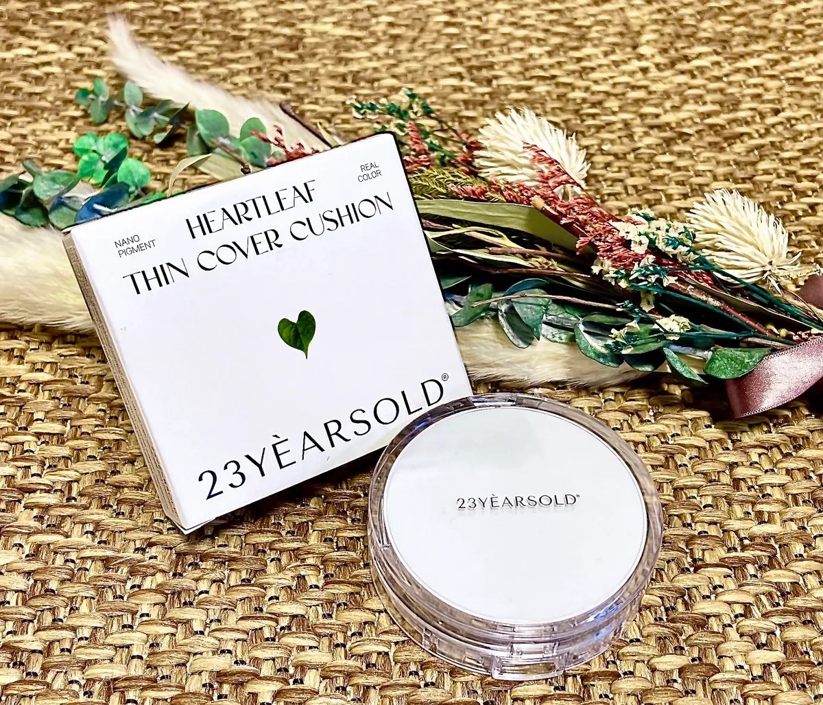 ハートリーフシーンカバークッション/23years old/クッションファンデーションを使ったクチコミ（1枚目）