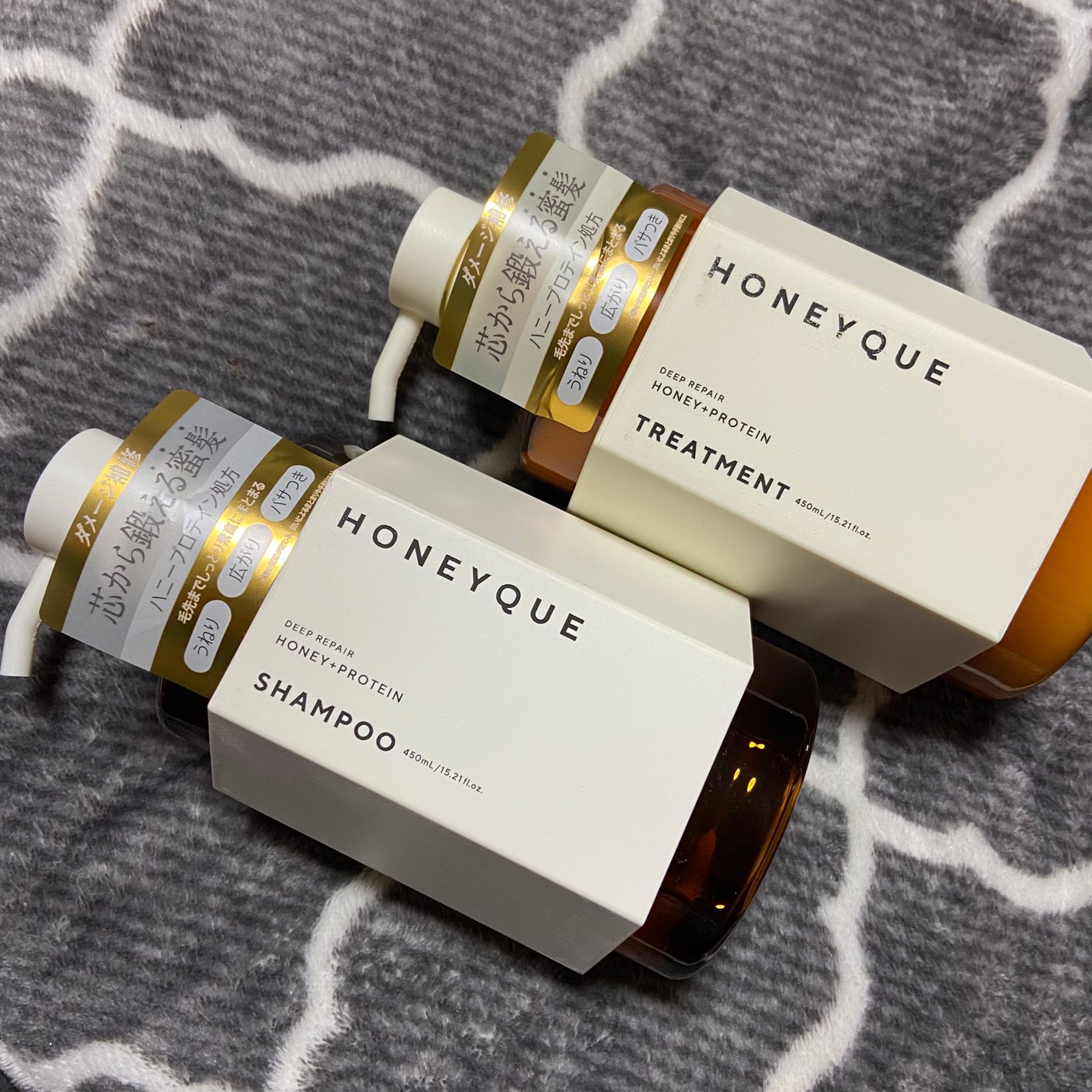 ディープリペア シャンプー モイスト/ヘアトリートメント モイスト/ハニーク/市販シャンプーを使ったクチコミ(1枚目)