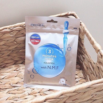 3ミニッツマスク:アクアマイドwith N.M.F/MEDIHEAL/シートマスク・パックを使ったクチコミ(1枚目)