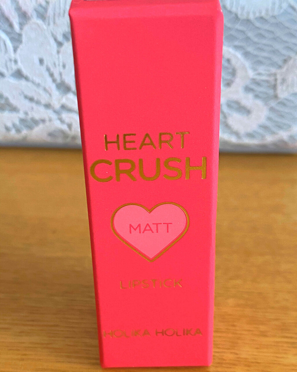 ハートクラッシュ パワーマット/HOLIKA HOLIKA/口紅を使ったクチコミ（1枚目）