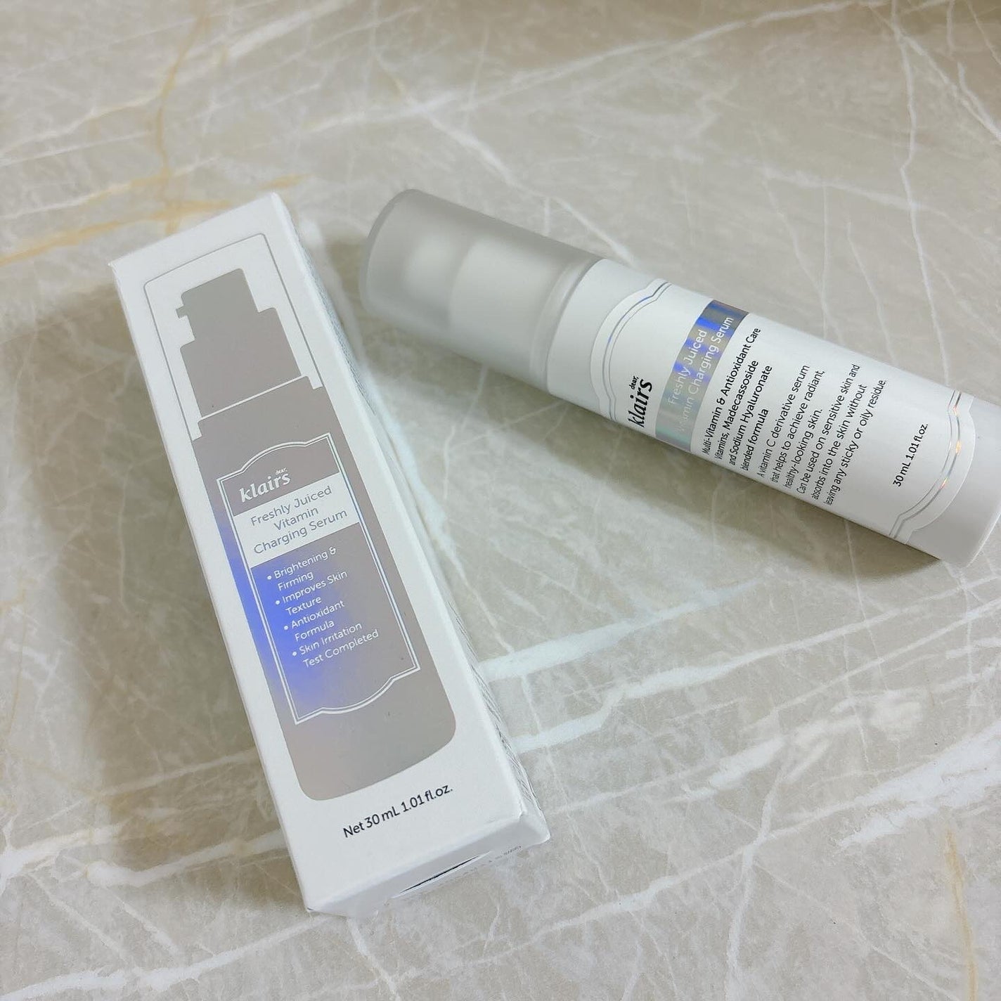 フレッシュリージュースドビタミンチャージングセラム(30ml)/Klairs/美容液を使ったクチコミ(1枚目)