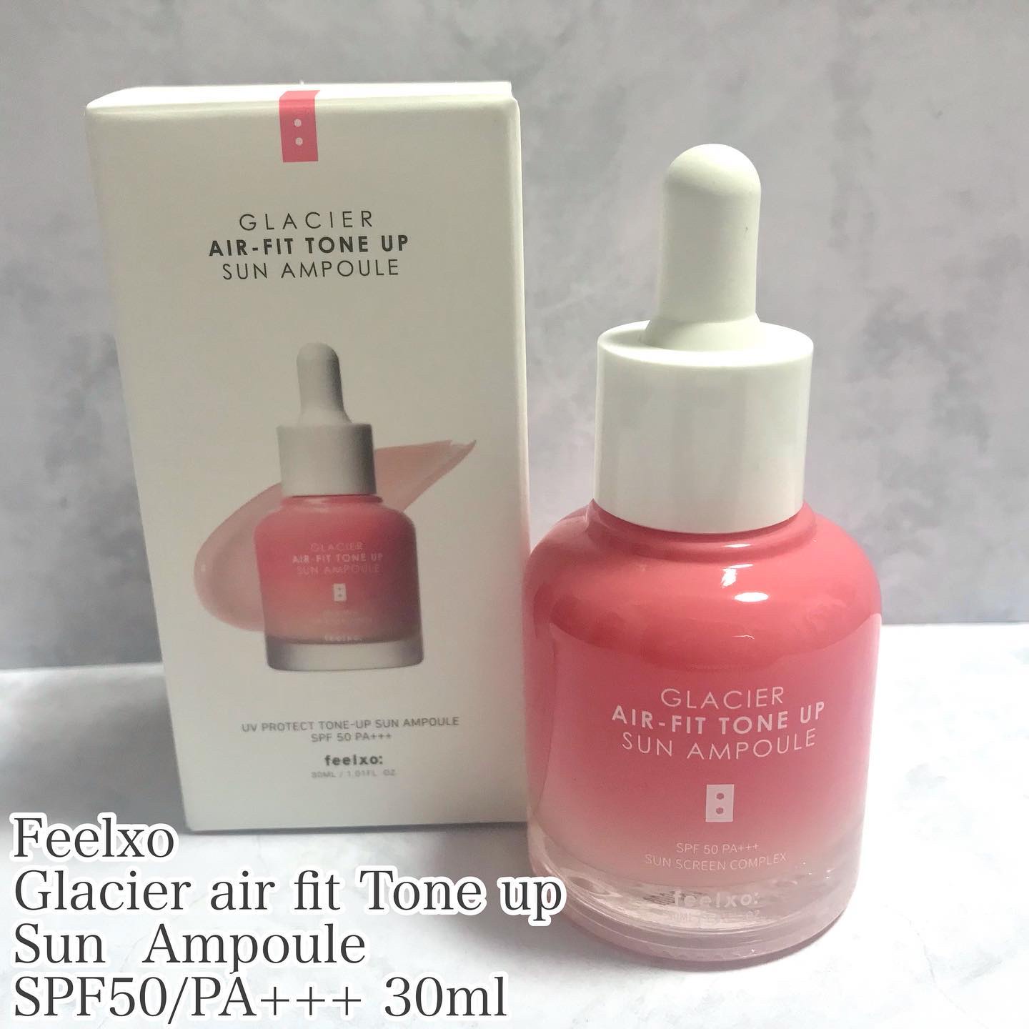 ピルソ グラシアエアフィットトーンアップサンアンプル SPF50 PA+++/feelxo/化粧下地を使ったクチコミ（2枚目）