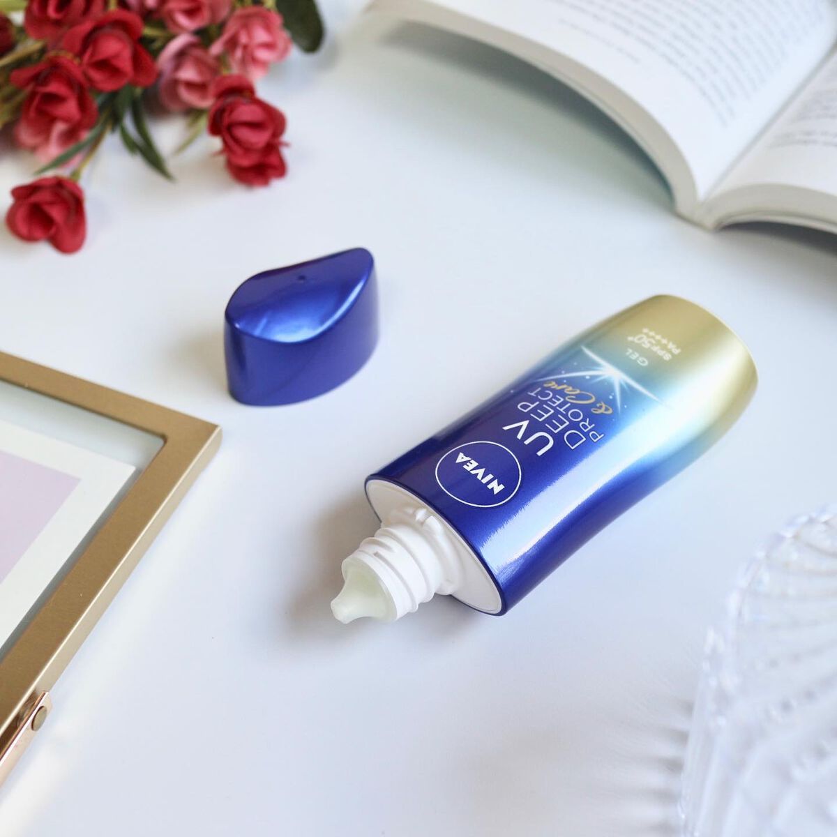 ニベアUV ディープ プロテクト＆ケア ジェル/ニベア/日焼け止めジェルを使ったクチコミ（2枚目）