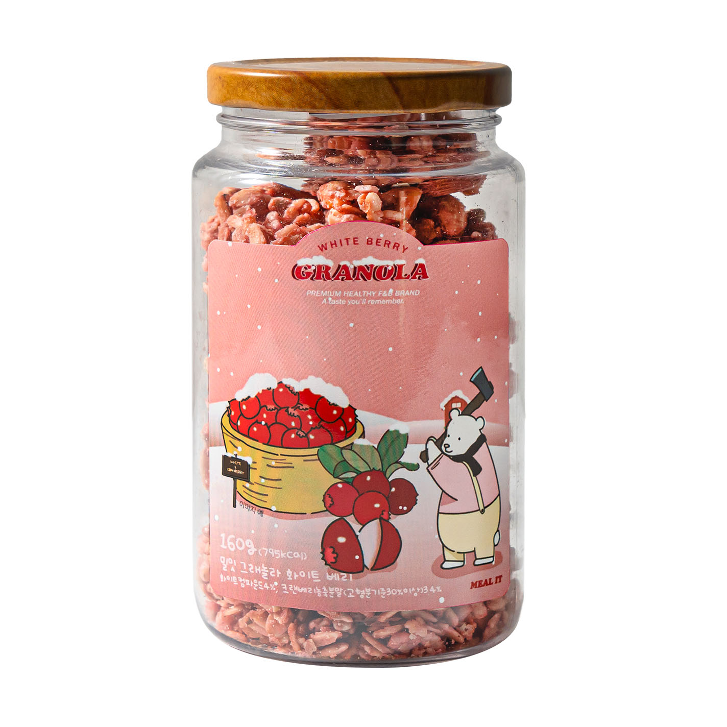 ミルイット グラノーラ ホワイトベリー(いちご)