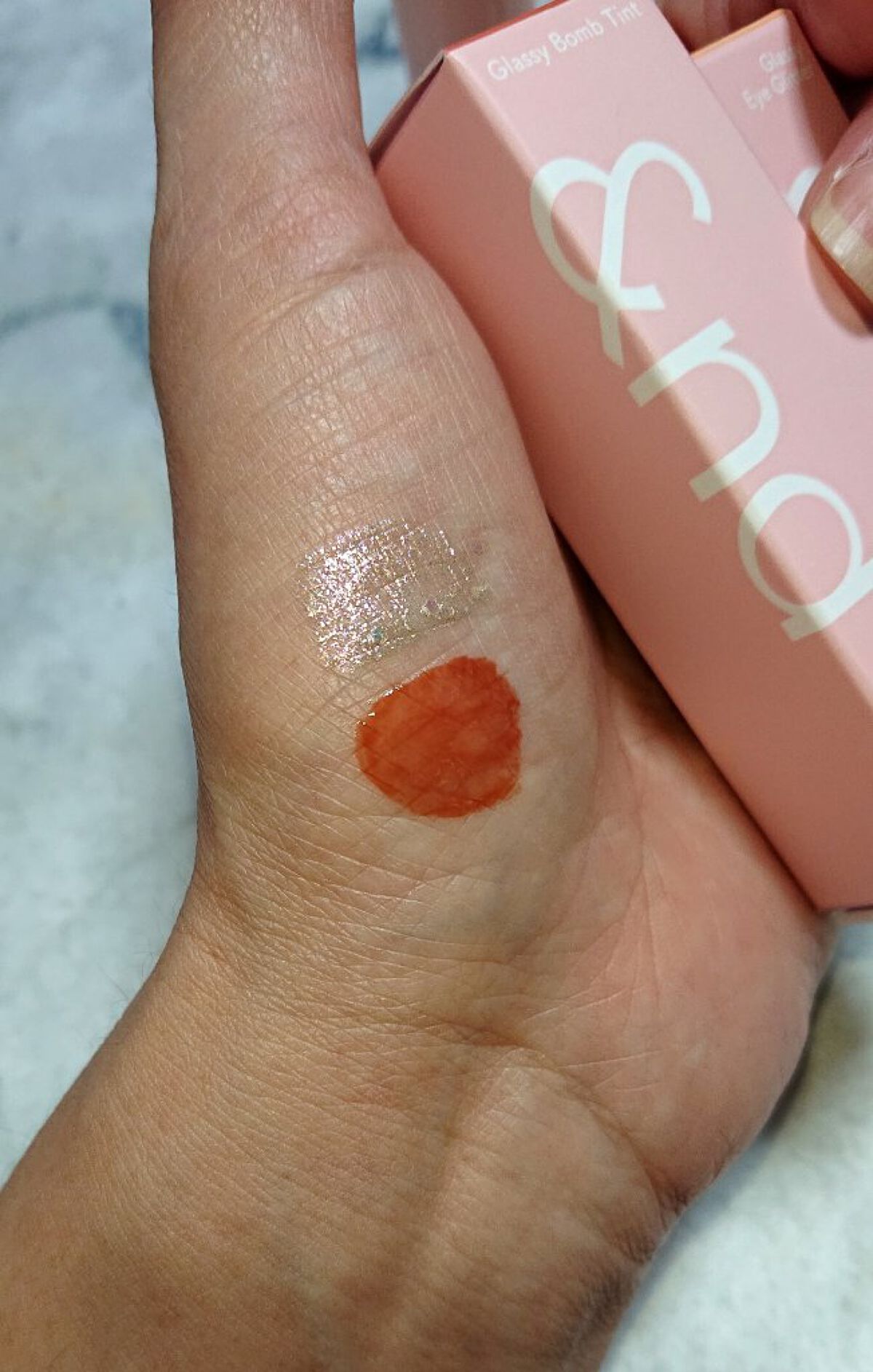 アンドバイロムアンド　グラッシーアイグリッター/&nd by rom&nd/グリッターを使ったクチコミ（2枚目）