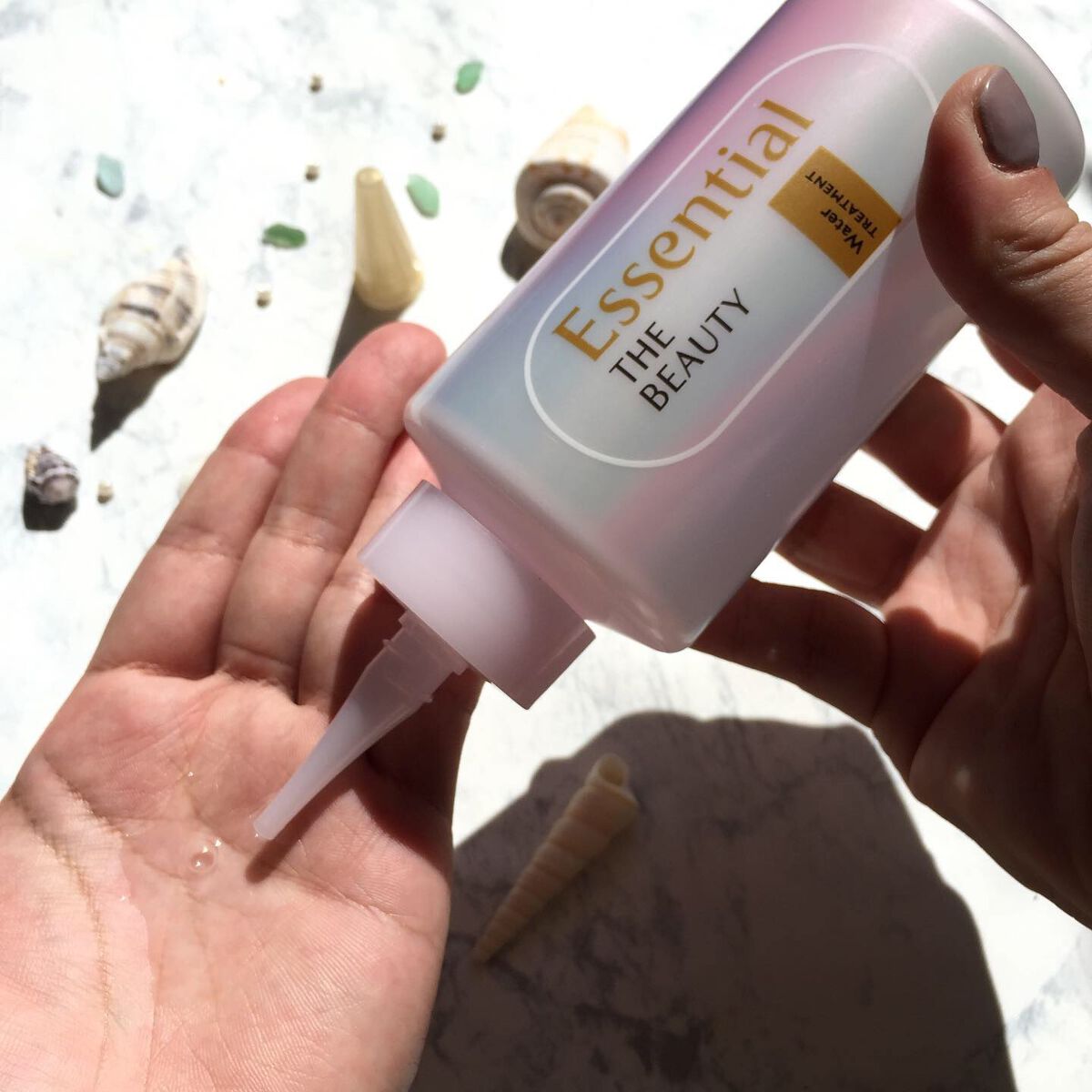 エッセンシャル プレミアム ウォータートリートメント EXスムース/エッセンシャル/アウトバストリートメントを使ったクチコミ(5枚目)