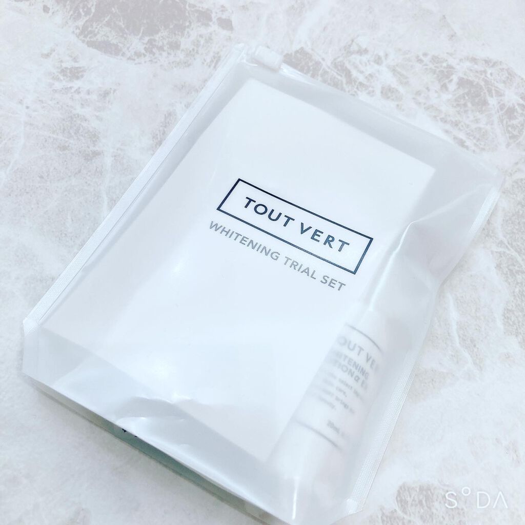 薬用美白・ニキビ★実感ホワイトニングトライアルセット/TOUT VERT/トライアルキットを使ったクチコミ（3枚目）