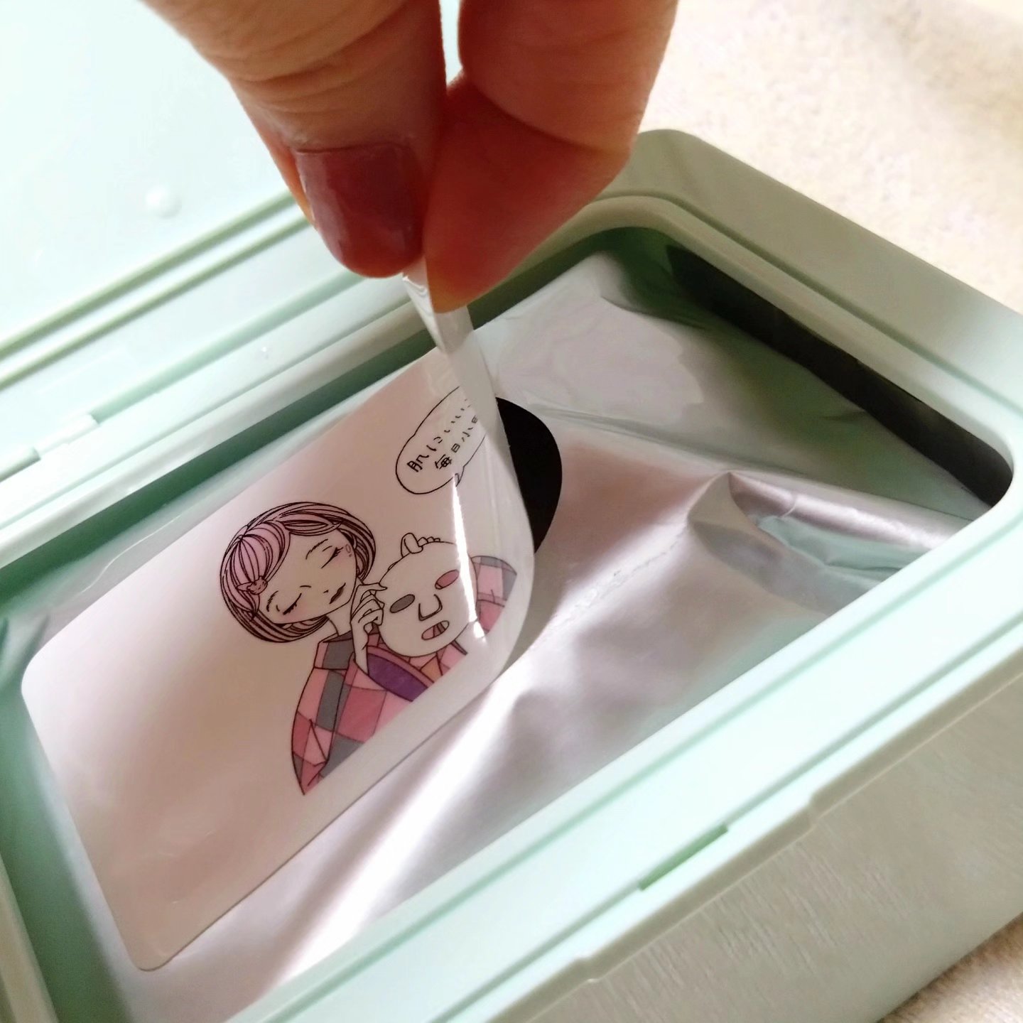 クリアターン まいにち毛穴小町マスク/クリアターン/シートマスク・パックを使ったクチコミ（3枚目）